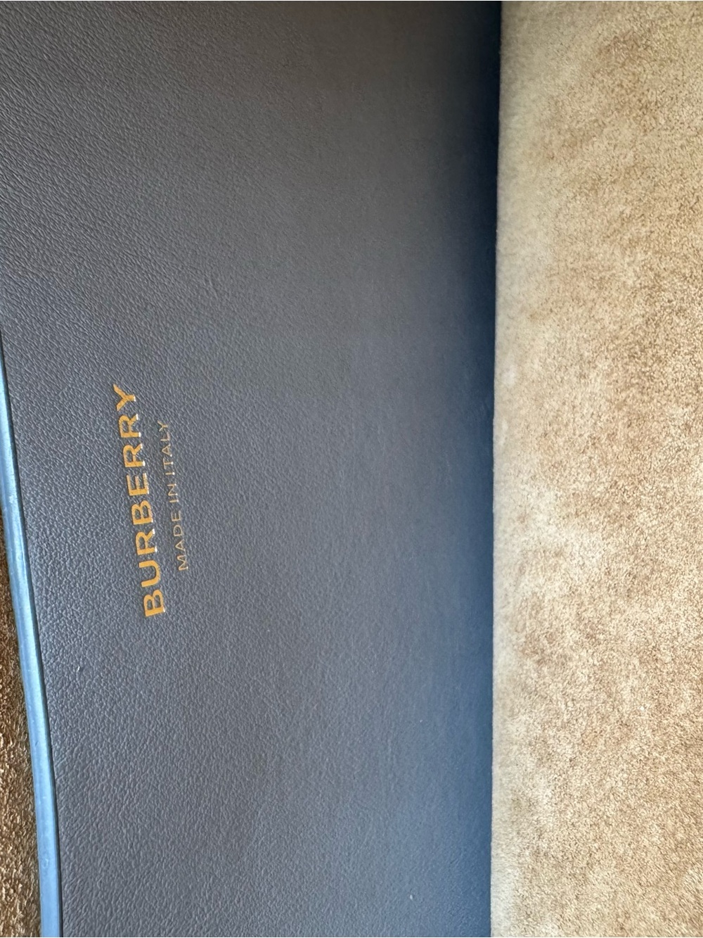 Burberry Anne Hobo Bag Cloud Grey Leather TB Monogram Large - Picture 8 of 12